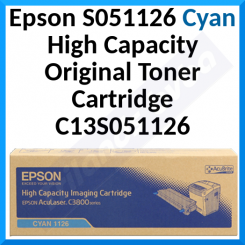 Epson S051126 Original High Capacity CYAN Toner Cartridge C13S051126 (9000 Pages) - Clearance Sale - Uitverkoop - Soldes - Ausverkauf
