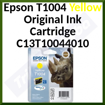 Epson T1004 YELLOW ORIGINAL Ink Cartridge (11.1 Ml)