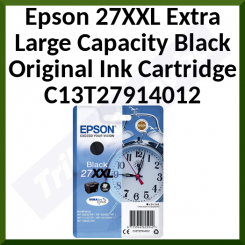 Epson 27XXL Extra Large Capacity Black Original Ink Cartridge C13T27914012 (34.1 Ml)