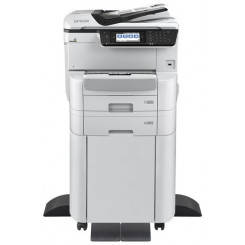 Epson WorkForce Pro WF-C8690DTWFC - Multifunction printer - colour - ink-jet - A3 (media) - up to 22 ppm (copying) - up to 35 ppm (printing) - 835 sheets - 33.6 Kbps - Gigabit LAN, USB host, NFC, USB 3.0, USB 2.0 host, Wi-Fi(ac)