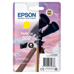Epson 502 Original YELLOW Ink Cartridge C13T02V44010 (3.3 ml) for Epson Expression Home XP-5100, XP-5105