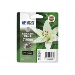 Epson T0599 Light Light Black ink Cartridge (13 Ml.) - Original Epson pack for Stylus Photo R2400
