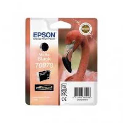 Epson T0878 Matte Black Original ink - 11.4 Ml. Cartridge - for Stylus Photo 1900