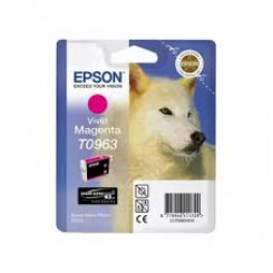 Epson T0963 (C13T09634010) Magenta Ink Cartridge (11.4 Ml) - Original Epson Pack for Stylus Photo R2880