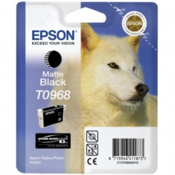 Epson T0968 (C13T09684010) Matte Black Ink Cartridge (11.4 Ml) - Original Epson Pack for Stylus Photo R2880