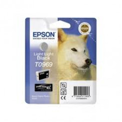 Epson T0969 (C13T09694010) Light Light Black Ink Cartridge (11.4 Ml) - Original Epson Pack for Stylus Photo R2880