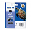 Epson T1571 Black Ink Cartridge C13T15714010 (25.9 Ml.) - Original Epson Pack for Stylus Photo R3000