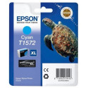 Epson T1572 Cyan Ink Cartridge C13T15724010 - 25.9 Ml. Original Epson Pack for Stylus Photo R3000