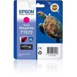 Epson T1573 Magenta Ink Cartridge C13T15734010 - 25.9 Ml. Original Epson Pack for Stylus Photo R3000