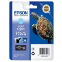 Epson T1575 (C13T15754010) Light Cyan Ink Cartridge - 25.9 Ml. Original Epson Pack for Stylus Photo R3000
