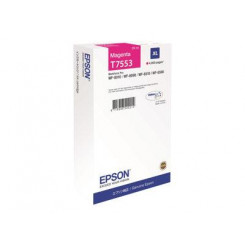 Epson T7553 Magenta Ink Cartridge (4000 Pages) - Original Epson pack for WF8010