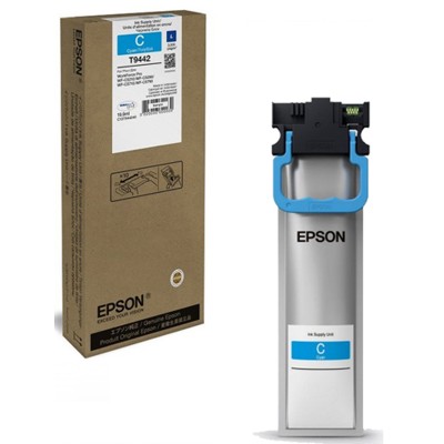 Epson T9442 Cyan Original Ink Cartridge C13T944240 (19.9 ml) for Epson WorkForce Pro WF-C5210DW, WF-C5290DW, WF-C5710DWF, WF-C5790DWF