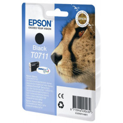 Epson T0711 Black Ink Original Cartridge C13T07114012 (7 Ml) 