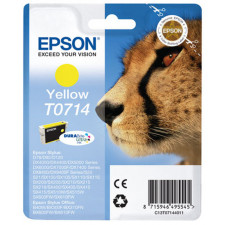 Epson T0714 Yellow Ink Original Cartridge C13T07144022 (5.5 Ml)