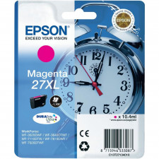 Epson 27XL Magenta Ink High Capacity Original Cartridge C13T27134012 (10.4 Ml) for Epson WorkForce WF-3620DNF, WF-3620DWF, WF-3620DWFX, WF-3640DTWF, WF-7110, WF-7110DTW, WF-7110WF, WF-7610, WF-7610DWF, WF-7610WF, WF-7620, WF-7620DTWF, WF-7620DWF