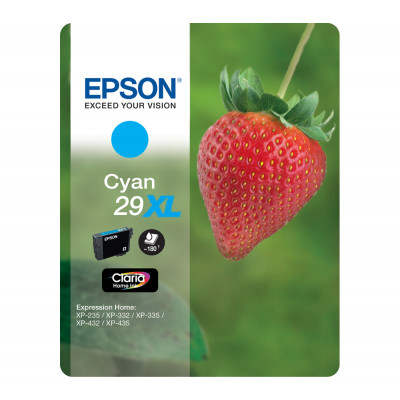 Epson 29XL CYAN Ink High Capacity Original Cartridge (6.4 Ml.) - C13T29924022