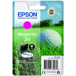 Epson 34 Magenta Original Ink Cartridge C13T34634010 (4.2 Ml.) for Epson WorkForce Pro WF-3720DWF. WF-3725DWF
