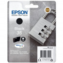 Epson 35 Black Ink Original Cartridge C13T35814010 (16.1 Ml.) for Epson WorkForce Pro WF-4720DWF. WF-4725DWF, WF-4730DTWF