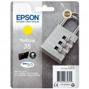 Epson 35 Yellow Ink Original Cartridge C13T35844010 (9.1 Ml.) for Epson WorkForce Pro WF-4720DWF. WF-4725DWF, WF-4730 DTWF