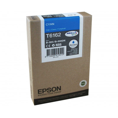 Epson T6162 Cyan Ink Cartridge (3500 Pages) - Original Epson Pack (C13T616200) for B300, B310N, B500DN,B510DN