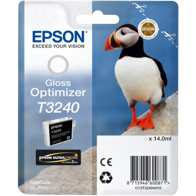 Epson T3240 Gloss Optimizer Ink Cartridge (14 ML.) - Original Epson pack for Epson SC-P400