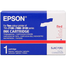 Epson C33S020405 Red Ink Cartridge SJIC7R (25.5 Ml.) - Original Epson pack for Epson TM-J7100, TM-J9100