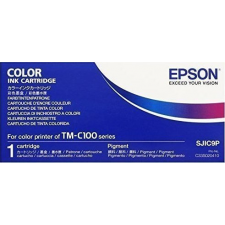 Epson TM-C100 CMYK Ink (4) Original Cartridges Multi Pack SJIC9P (Cyan + Magenta + Yellow + Black) for Epson TM-C100