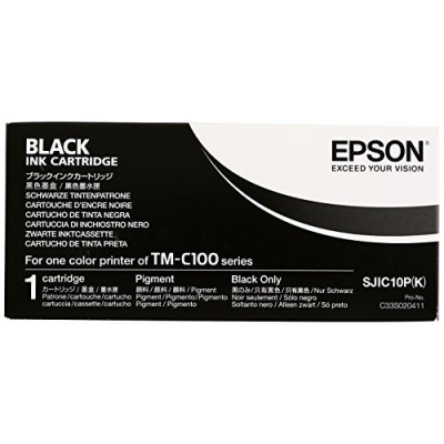 Epson TM-C100 Black Ink Original Cartridge C33S020411 (24.8 Ml.) for Epson TM-C100