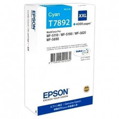 Epson T7892 Cyan Original Ink Cartridge C13T789240 (4000 Pages) for Epson Workforce Pro WF-5110, W-F5190