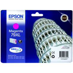 Epson 79XL High Capacity Magenta Original Ink Cartridge C13T79034010 (2600 Pages) for Epson WorkForce PRO WF4630, WF4630DWF, WF4640, WF4640DTWF, WF5110, WF5110DW, WF5190, WF5190DW, WF5620, WF5620DWF, WF5690, WF5690DWF
