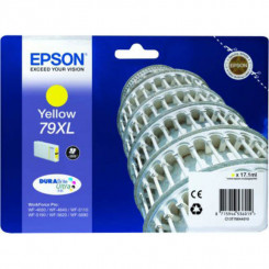 Epson 79XL High Capacity Yellow Original Ink Cartridge C13T79044010 (2600 Pages) for Epson WorkForce PRO WF4630, WF4630DWF, WF4640, WF4640DTWF, WF5110, WF5110DW, WF5190, WF5190DW, WF5620, WF5620DWF, WF5690, WF5690DWF