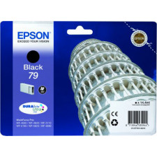 Epson 79 Black Original Ink Cartridge C13T79114010 (900 Pages) for Epson WorkForce PRO WF4630, WF4630DWF, WF4640, WF4640DTWF, WF5110, WF5110DW, WF5190, WF5190DW, WF5620, WF5620DWF, WF5690, WF5690DWF
