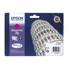 Epson 79 Magenta Ink Original Cartridge C13T79134010 (800 Pages) for Epson WorkForce PRO WF4630, WF4630DWF, WF4640, WF4640DTWF, WF5110, WF5110DW, WF5190, WF5190DW, WF5620, WF5620DWF, WF5690, WF5690DWF