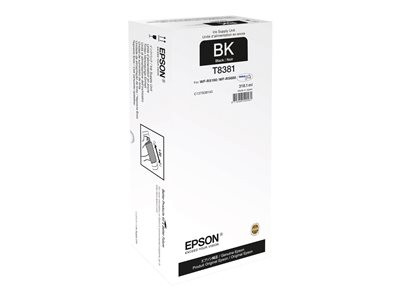 Epson T8381 - 318.1 ml - black - original - ink refill - for WorkForce Pro WF-R5190, WF-R5190DTW, WF-R5690, WF-R5690DTWF, WF-R5690DTWFL