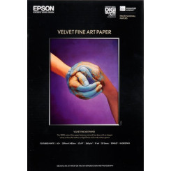 Epson S041637 Velvet FineArt Inkjet Media (A3+) - 344 mm X 498 mm - 260 grams/M2 - 20 Sheets Pack