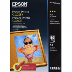 Epson S042539 Glossy Photo Inkjet Paper C13S042539 (A4) - 210 mm X 297 mm - 200 Grams/M2 - 50 sheets per pack