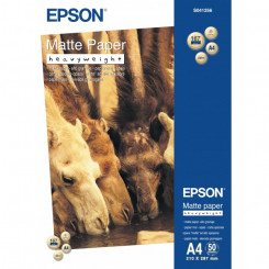 Epson S041256 Heavyweight Matte Photo Inkjet Paper (A4) - 210 mm X 297 mm - 167 grams/M2 - 50 Sheets Pack