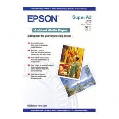 Epson S041340 Archival Matte Photo Inkjet Paper (A3+) - 329 mm X 483 mm - 192 grams/M2 - 50 Sheets Pack