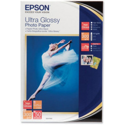 Epson S041926 Ultra Glossy Photo Inkjet Paper - 100 mm X 150 mm - 300 grams/M2 - 20 Sheets