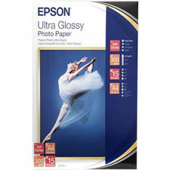 Epson S041927 Ultra Glossy Photo Inkjet Paper (A4) - 210 mm X 297 mm - 300 grams/M2 - 15 Sheets