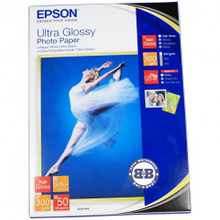 Epson S041944 Ultra Glossy Photo Inkjet Paper - 130 mm X 180 mm - 300 grams/M2 - 50 Sheets