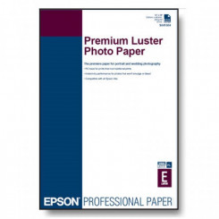 Epson S042123 Premium Lustre Photo Inkjet Paper (A2) - 420mm X 594mm - 251 Grams/M2 - 25 Sheets Pack