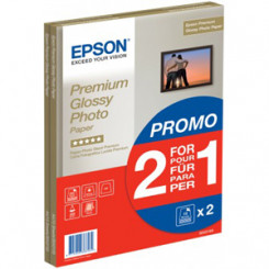 Epson S042169 Premium Glossy Photo Inkjet Paper (A4) - 210 mm X 297 mm - 255 grams/M2 -15 Sheets Pack (1+1 = 30 Sheets) - C13S042169