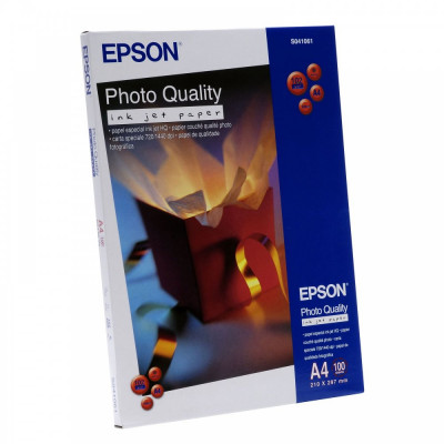 Epson Photo Quality Matte Inkjet Paper C13S041061 - (A4) 210 mm X 297 mm - 102 grams/M2 - 100 Sheets Pack