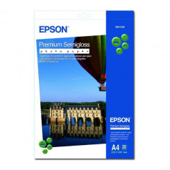 Epson S041332 Premium Semi-Gloss Photo Inkjet Paper (A4) - 210 mm X 297 mm - 251 grams/M2 - 20 Sheets Pack