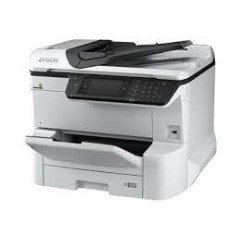 Epson WorkForce Pro WF-C8690DWF - Multifunction printer - colour - ink-jet - A3 (media) - up to 22 ppm (copying) - up to 24 ppm (printing) - 335 sheets - 33.6 Kbps - Gigabit LAN, USB host, NFC, USB 3.0, USB 2.0 host, Wi-Fi(ac)