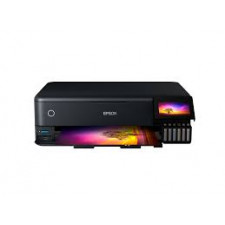 Epson EcoTank ET-8550 - Multifunction printer - colour - ink-jet - refillable - A3 (media) - up to 16 ppm (printing) - USB, LAN, USB host, Wi-Fi(ac) - black