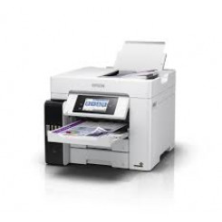 Epson EcoTank ET-5880 - Multifunction printer - colour - ink-jet - A4 (210 x 297 mm) (original) - A4 (media) - up to 25 ppm (printing) - 550 sheets - 33.6 Kbps - USB, LAN, Wi-Fi