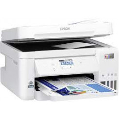 Epson EcoTank ET-4856 - Multifunction printer - colour - ink-jet - refillable - A4 (media) - up to 15.5 ppm (printing) - 250 sheets - 33.6 Kbps - USB, LAN, Wi-Fi - white