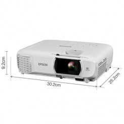 Epson EH-TW750 - 3LCD projector - portable - 3400 lumens (white) - 3400 lumens (colour) - Full HD (1920 x 1080) - 16:9 - 1080p - Miracast